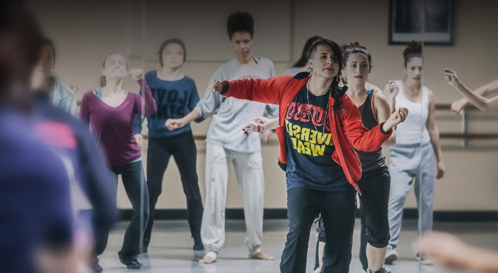 ODC dance students in motion